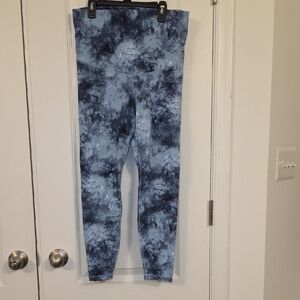 Old Navy Kids Blue Patterned Leggings